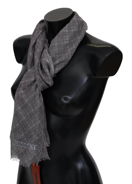 Missoni Eleganter karierter Schal aus einer Woll-Seidenmischung - Léoré
