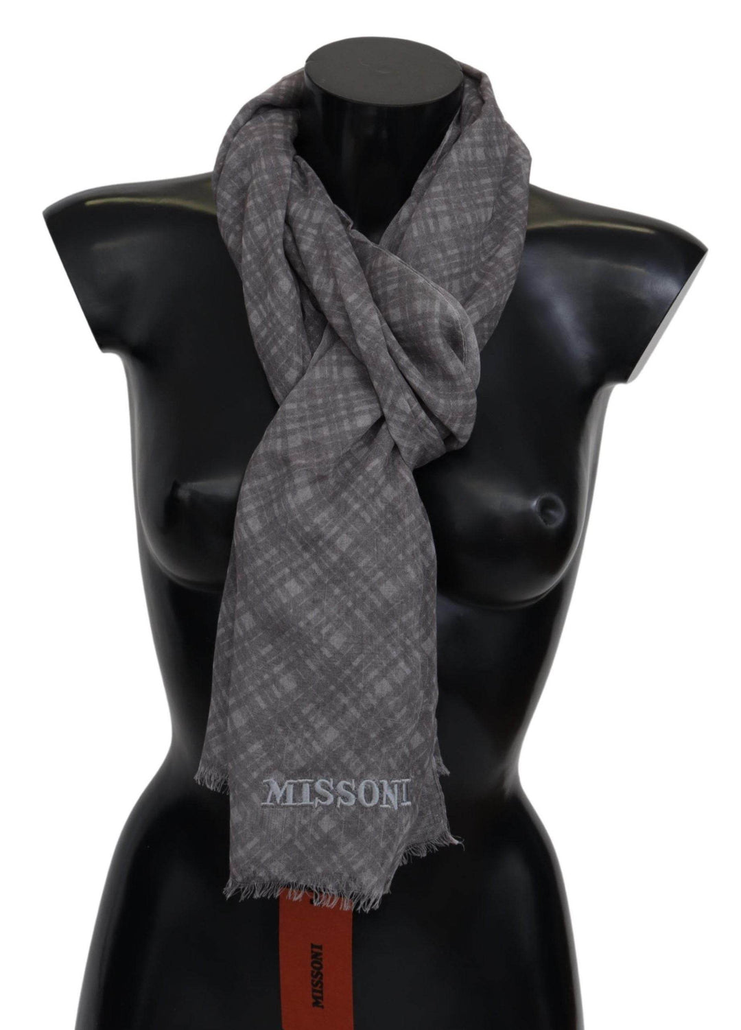 Missoni Eleganter karierter Schal aus einer Woll-Seidenmischung - Léoré