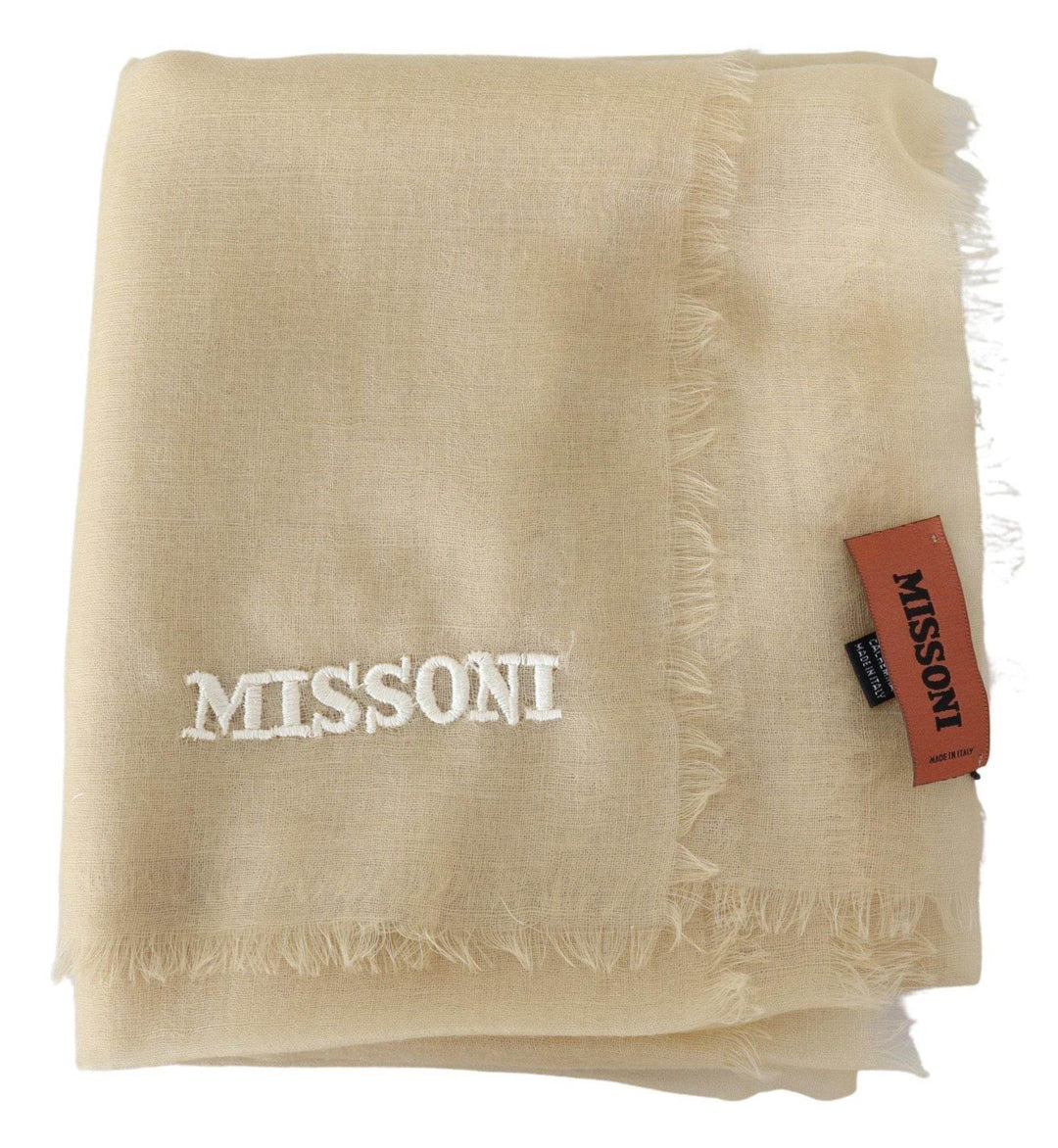 Missoni Eleganter Kaschmirschal in Beige - Léoré