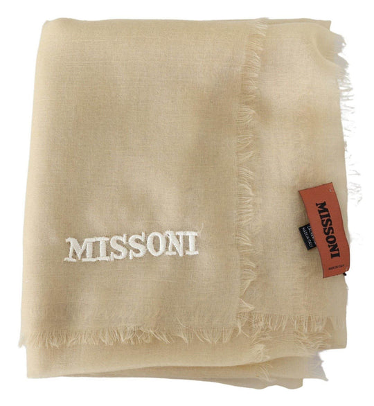Missoni Eleganter Kaschmirschal in Beige - Léoré