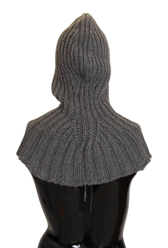Dolce & Gabbana Eleganter Kaschmir-Kapuzenschal in Grau - Léoré