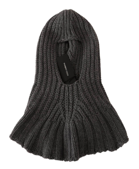 Dolce & Gabbana Eleganter Kaschmir-Kapuzenschal in Grau - Léoré