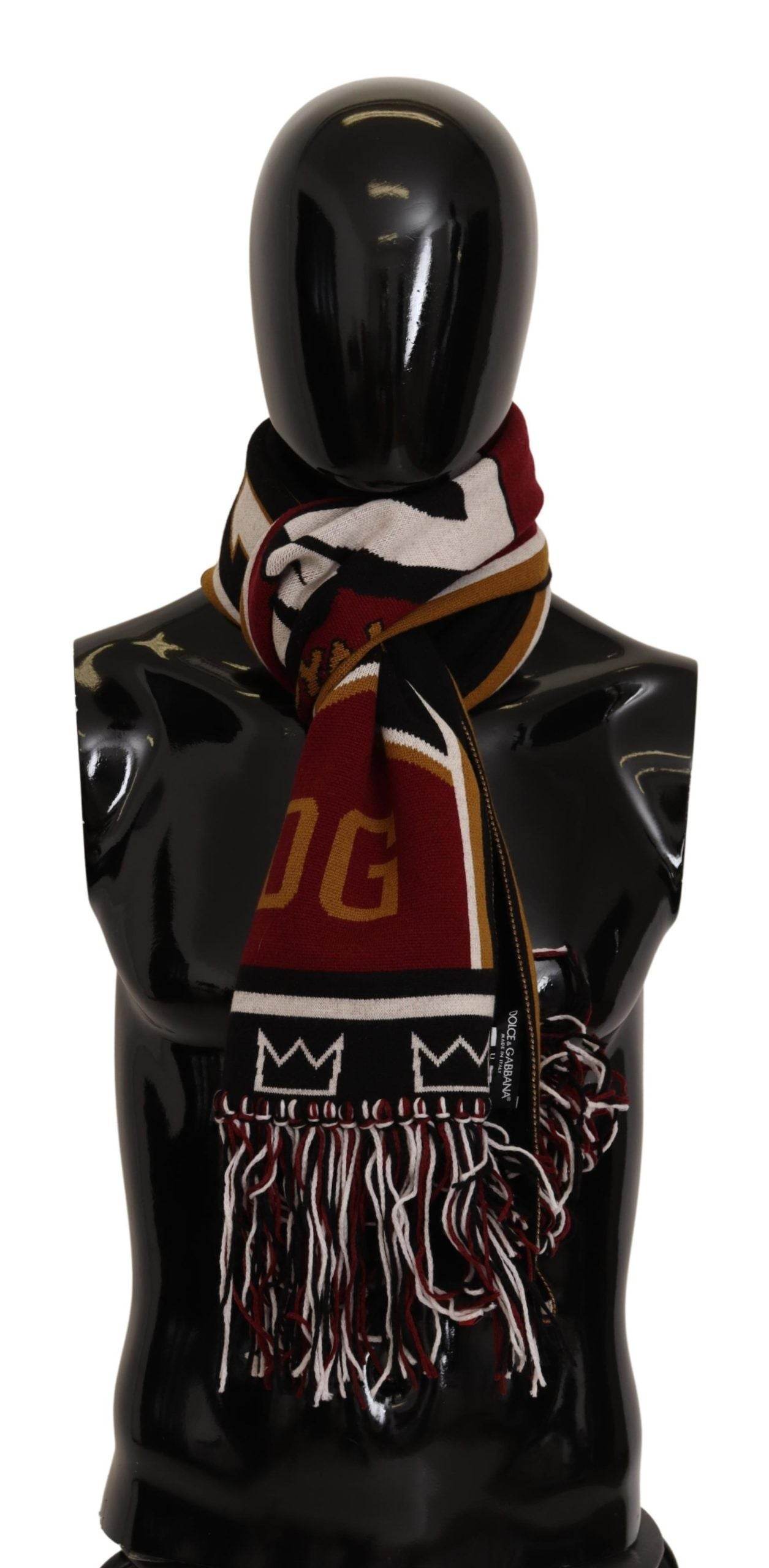 Dolce & Gabbana Eleganter DG King-Schal aus Wolle und Kaschmir - Léoré