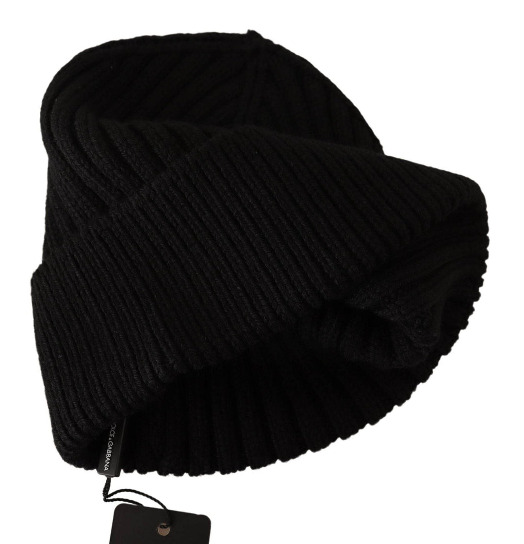 Dolce & Gabbana Elegante Zopfmütze aus Wolle mit Fleece-Innenfutter - Léoré