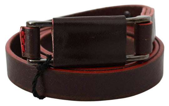 Costume National Eleganter brauner Ledergürtel für Mode - Léoré