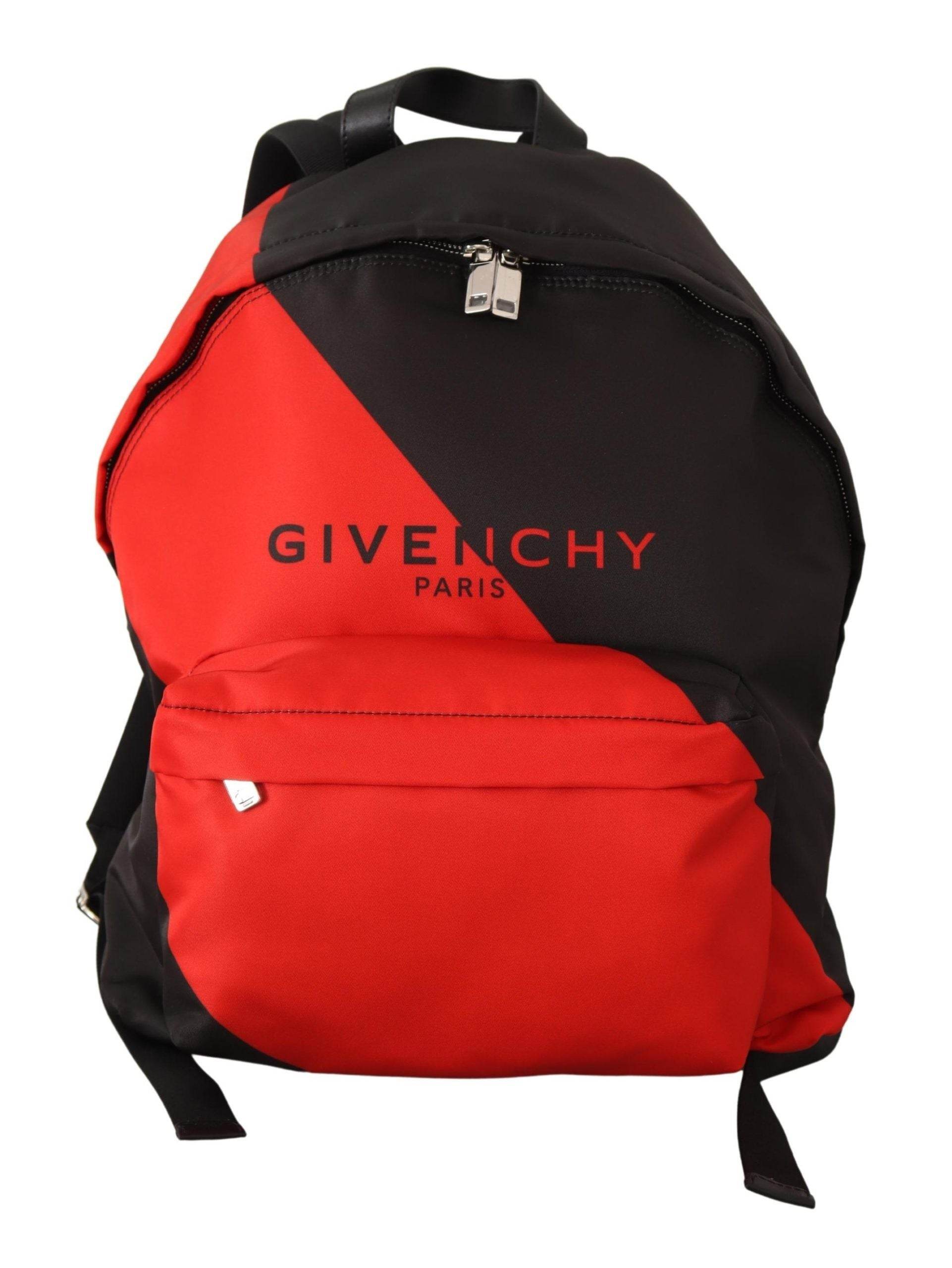 Givenchy Schlanker Urban Backpack in Schwarz und Rot - Léoré