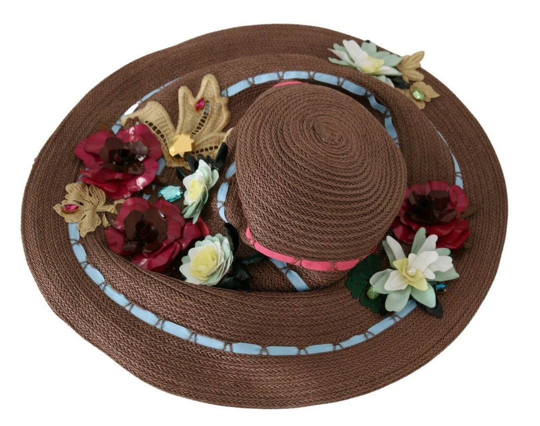 Dolce & Gabbana Eleganter Schlapphut mit breiter Krempe und Blumenmuster - Léoré