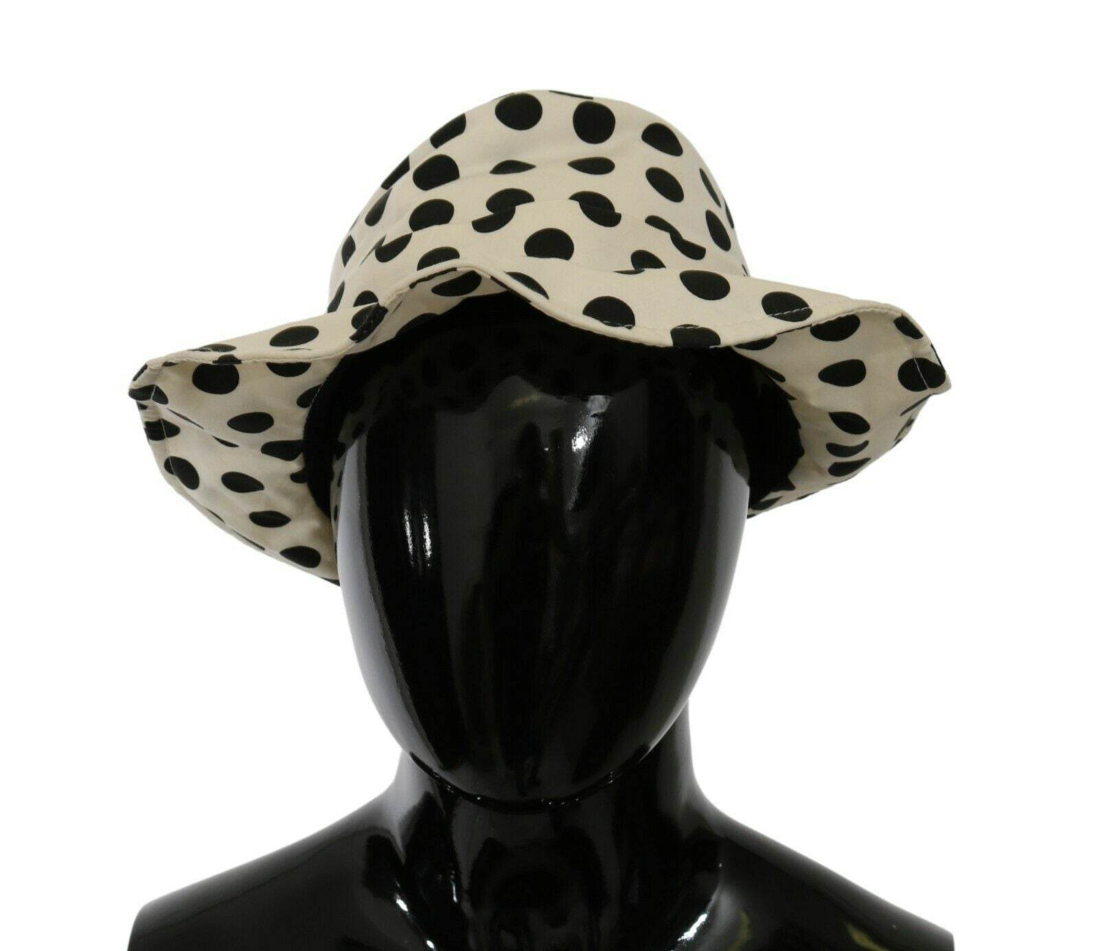 Dolce & Gabbana Schicker schwarzer gepunkteter Trilby-Hut - Léoré