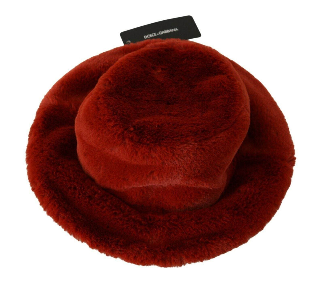 Dolce & Gabbana Elegante rote Schirmmütze mit Logo-Details - Léoré