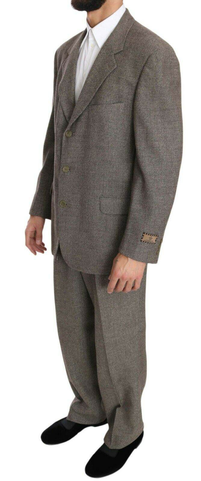 Fendi Eleganter hellbrauner Herrenanzug aus Wolle - Léoré