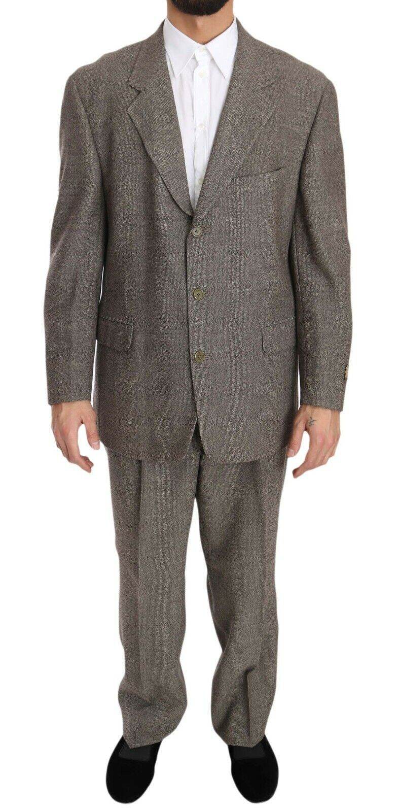 Fendi Eleganter hellbrauner Herrenanzug aus Wolle - Léoré