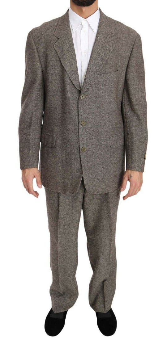 Fendi Eleganter hellbrauner Herrenanzug aus Wolle - Léoré