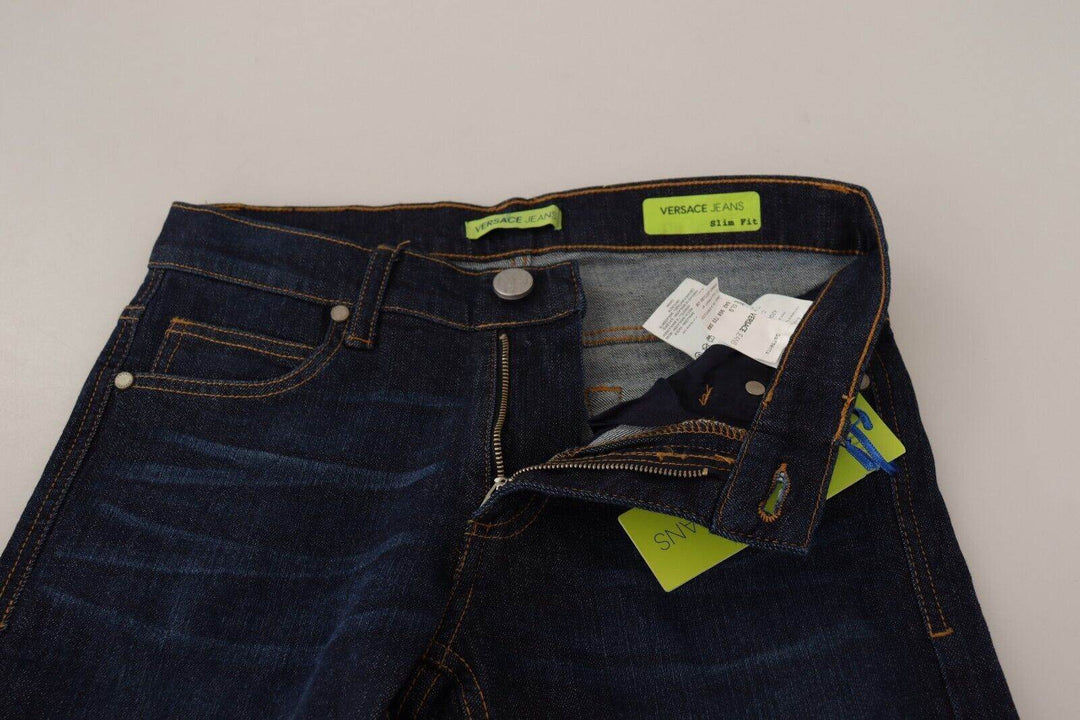 Versace Jeans Elegante Skinny Designer Jeans mit niedriger Taille - Léoré