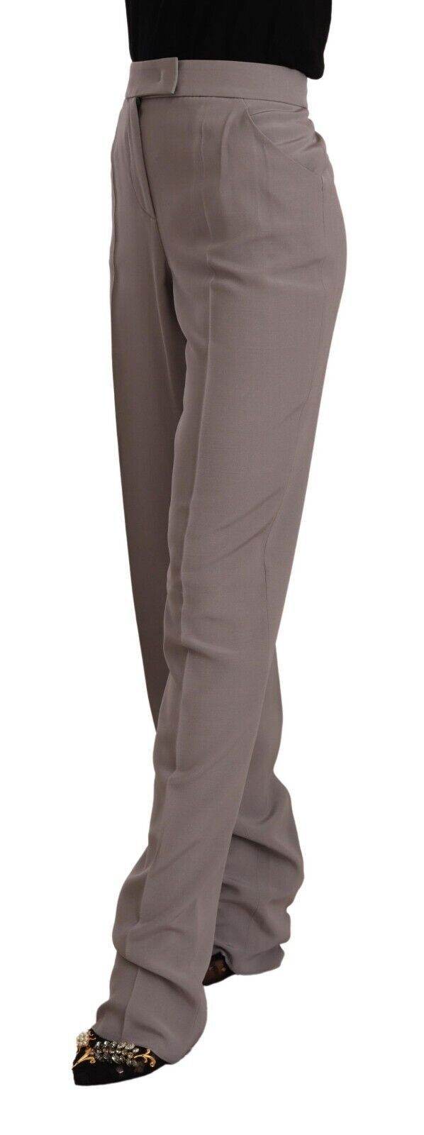Armani Elegante Hose mit hoher Taille aus Seidenmischung - Léoré