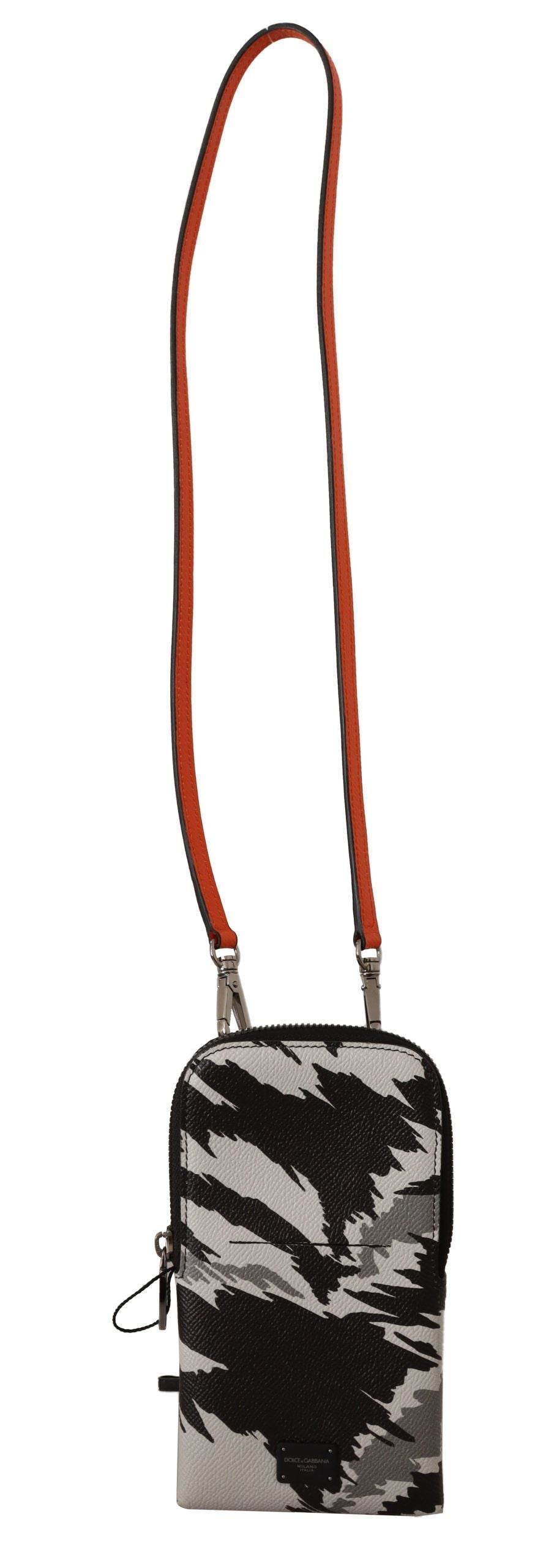 Dolce & Gabbana Eleganter Handytaschen-Nackenriemen aus Leder - Léoré