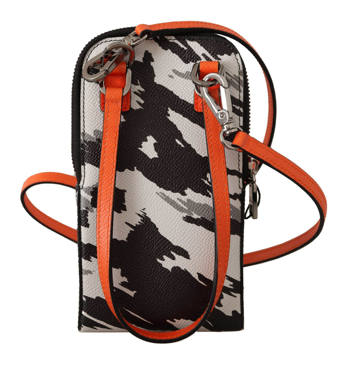 Dolce & Gabbana Eleganter Handytaschen-Nackenriemen aus Leder - Léoré