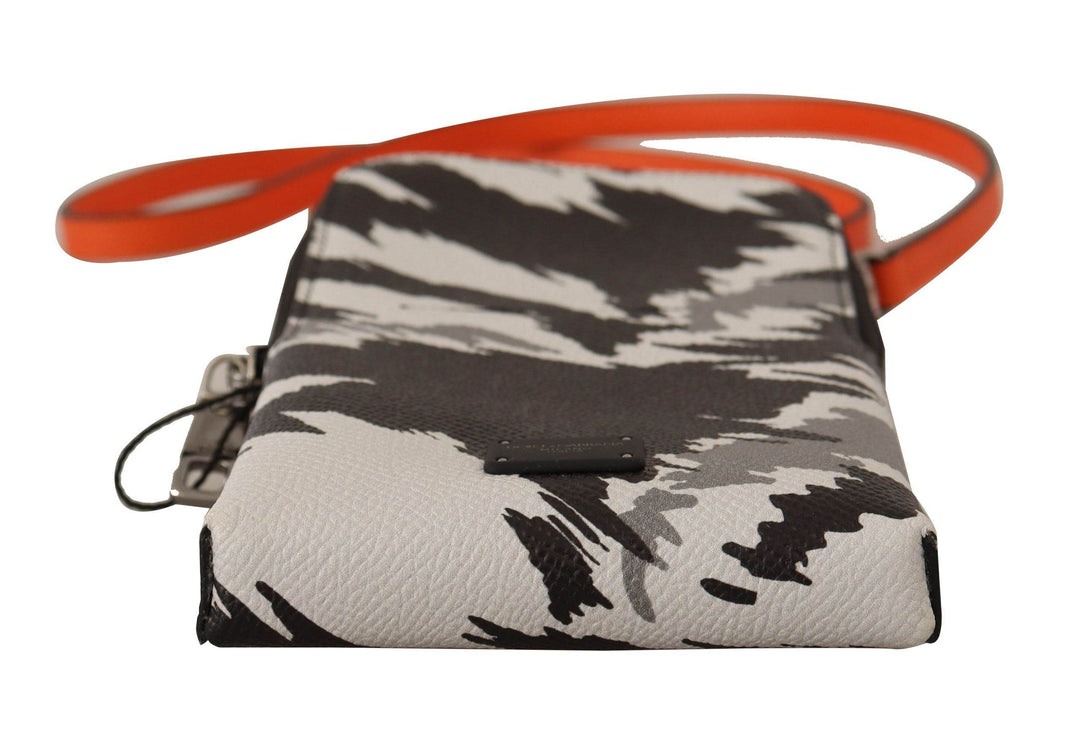 Dolce & Gabbana Eleganter Handytaschen-Nackenriemen aus Leder - Léoré