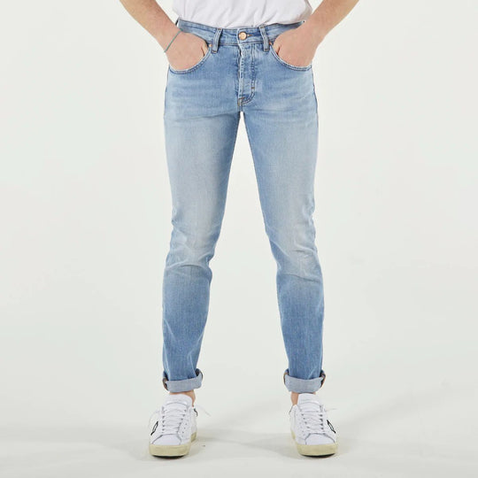 Don The Fuller Blaue Baumwolle Männer Jeans