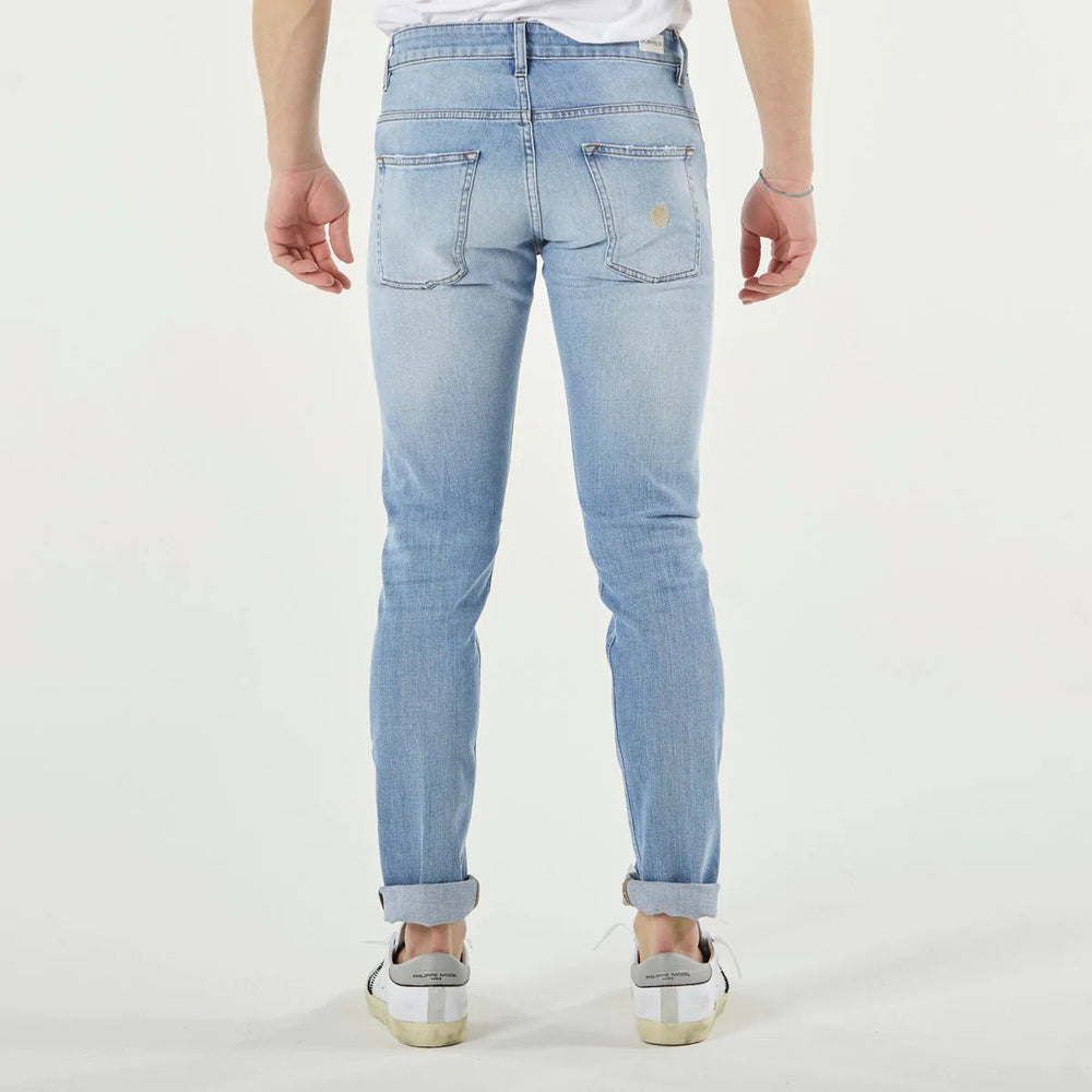 Don The Fuller Hellblaue Baumwolle Herren Jeans