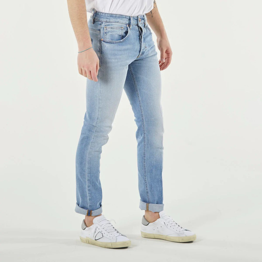 Don The Fuller Blaue Baumwolle Männer Jeans