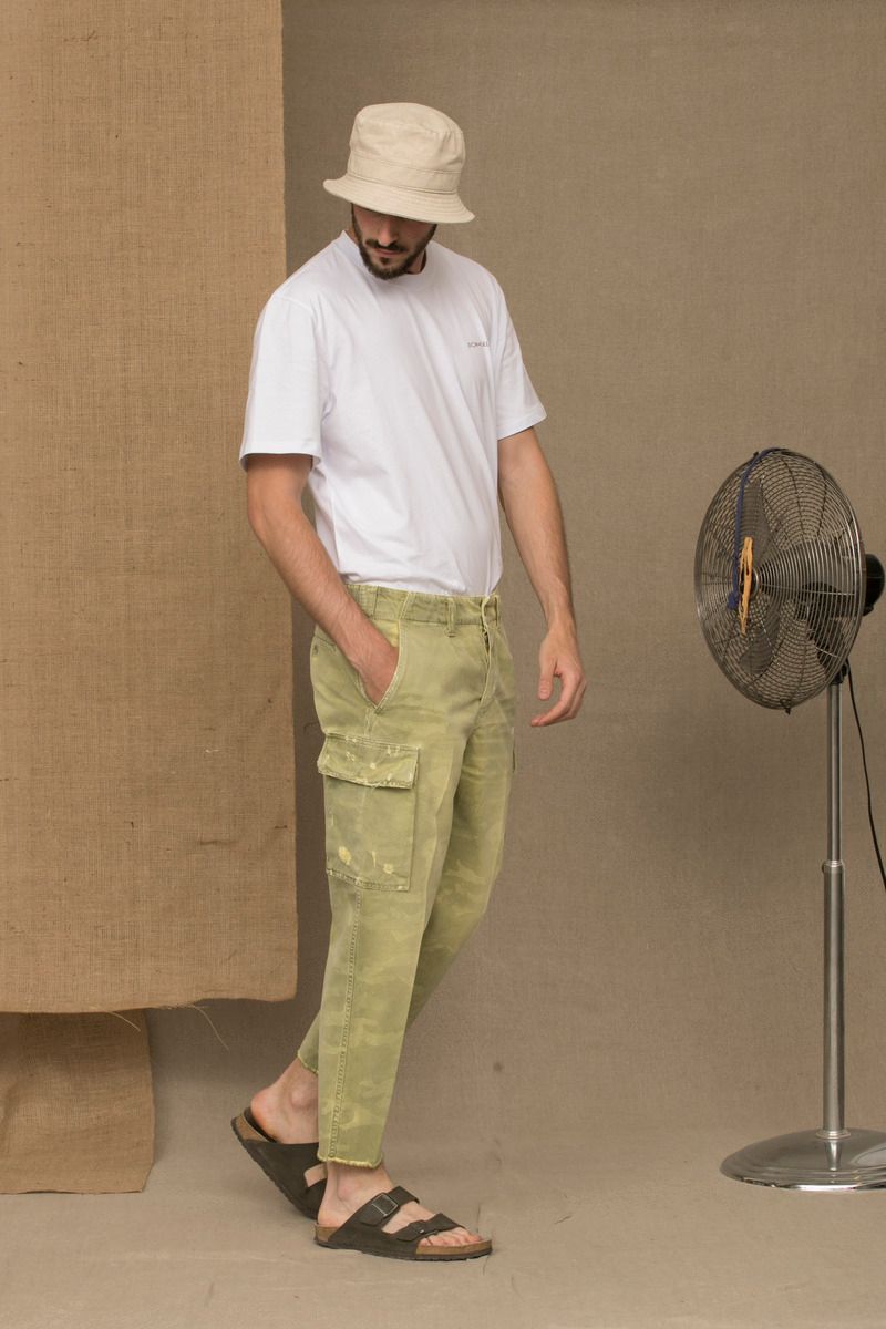 Don The Fuller Grüne Herrenjeans aus Baumwolle