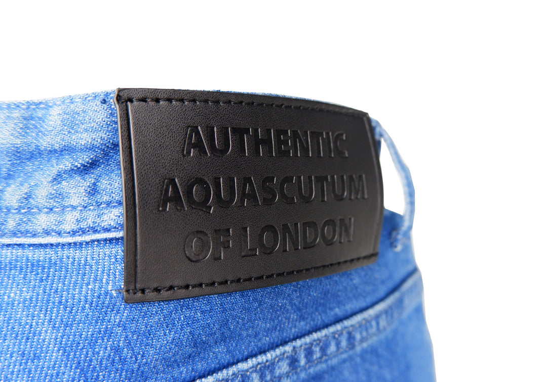 Aquascutum Blaue Baumwolle Herrenjeans