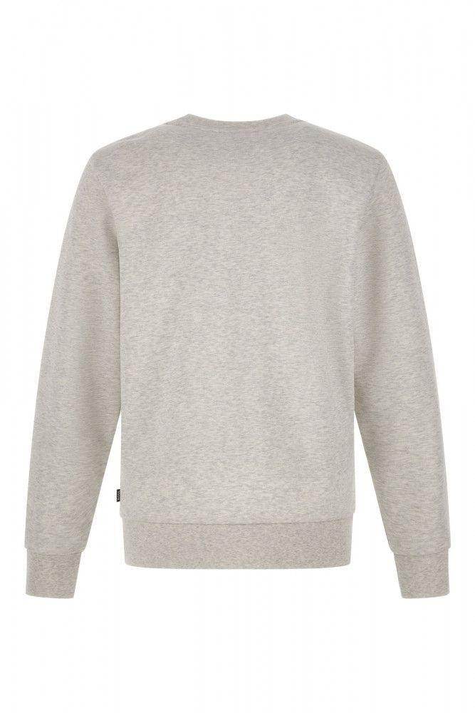 Hugo Boss Elegantes graues Rundhals-Sweatshirt aus Baumwolle - Léoré