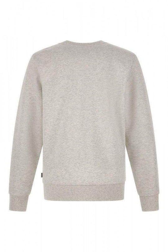 Hugo Boss Elegantes graues Rundhals-Sweatshirt aus Baumwolle - Léoré