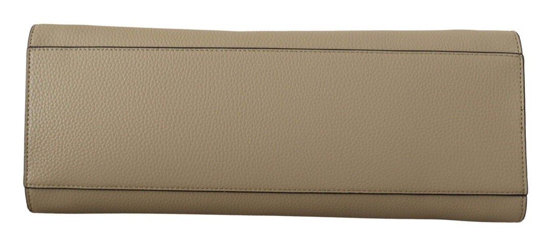 Karl Lagerfeld Bezaubernde salbeigrüne Ledertasche - Léoré