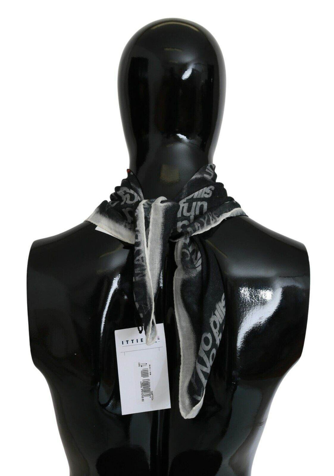 Costume National Monochromer Schal aus Wollmischung Bandana - Léoré