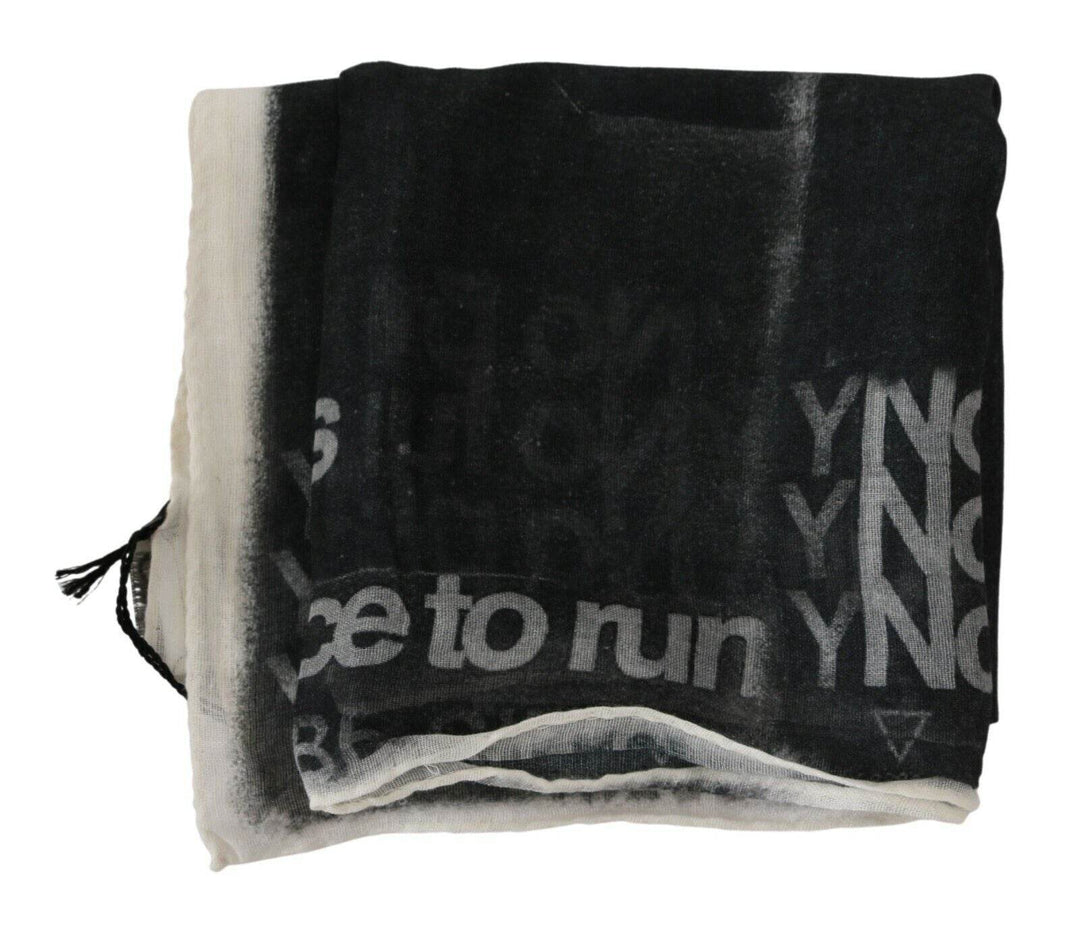Costume National Monochromer Schal aus Wollmischung Bandana - Léoré