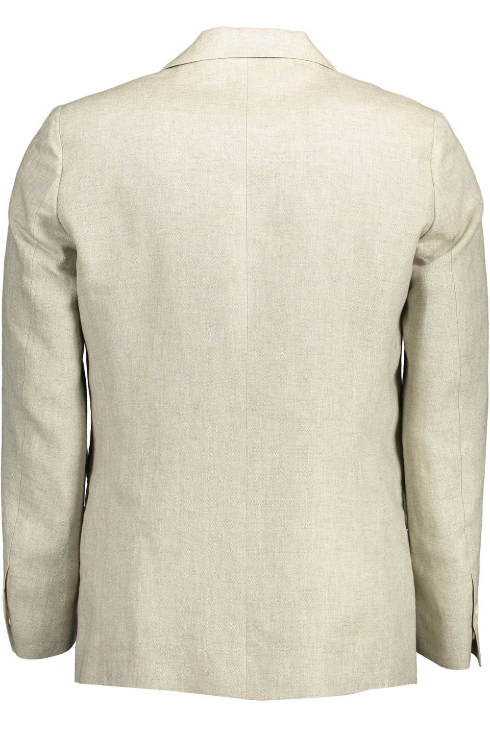 Gant Klassische Jacke aus Leinen in Beige mit Logo-Details - Léoré