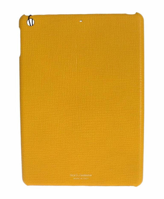 Dolce & Gabbana Schicke Tablet-Tasche aus gelbem Leder - Léoré