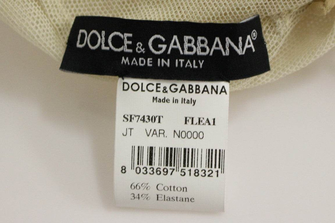 Dolce & Gabbana Elegantes beigefarbenes Tank Top Bluse - Léoré