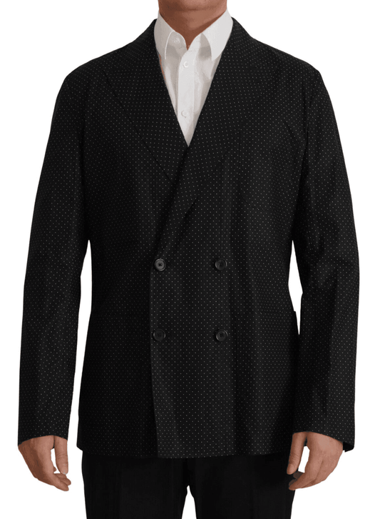 Dolce & Gabbana Gepunkteter schlanker Zweireiher-Blazer - Léoré