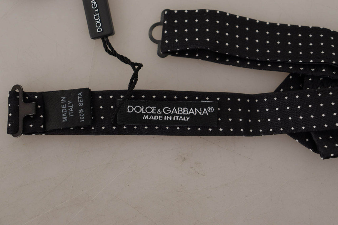Dolce & Gabbana Exquisite Seidenfliege mit Polka Dot - Léoré