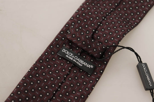 Dolce & Gabbana Elegante Geometrische Seidenfliege - Léoré