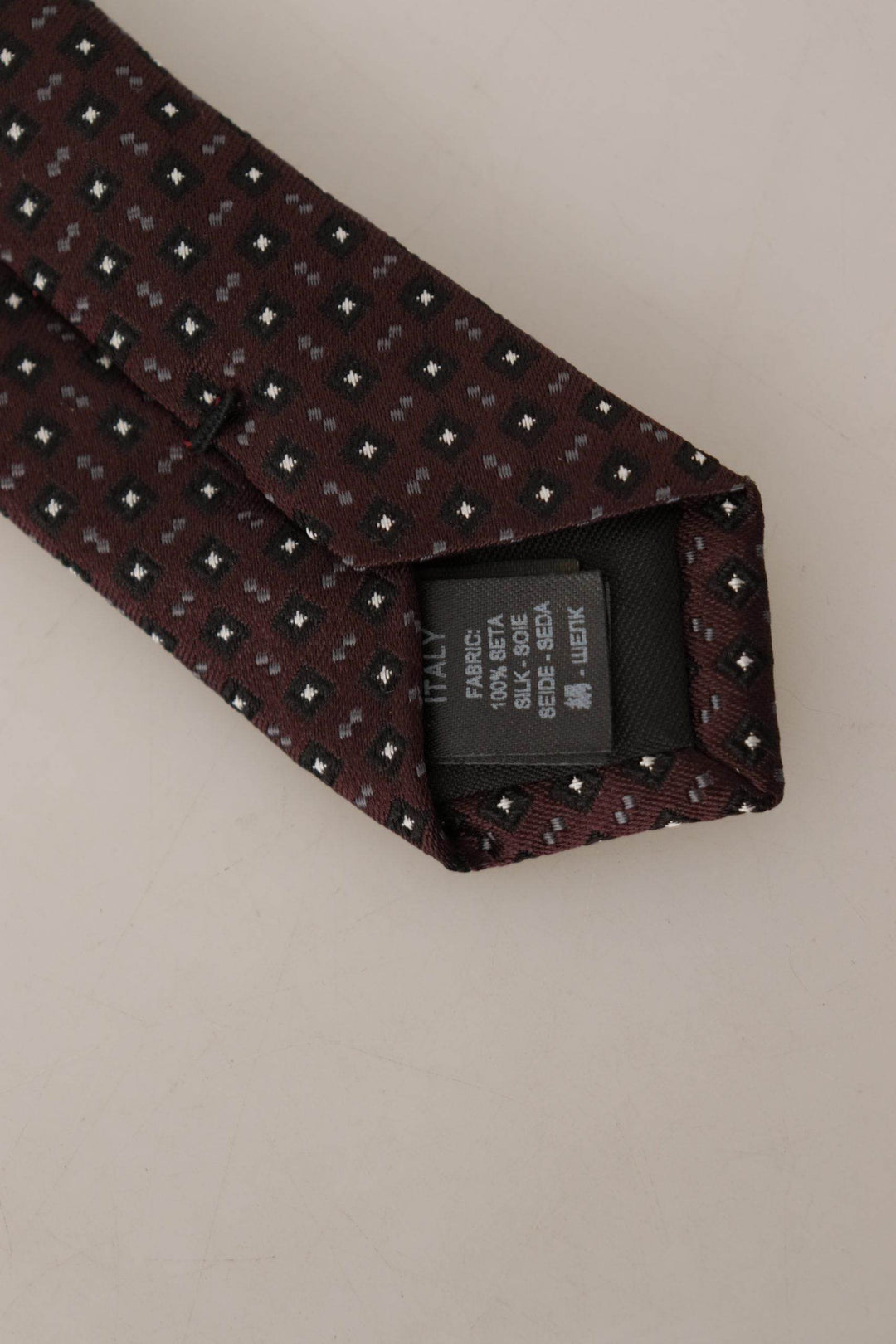 Dolce & Gabbana Elegante Geometrische Seidenfliege - Léoré
