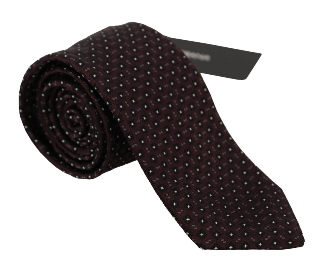 Dolce & Gabbana Elegante Geometrische Seidenfliege - Léoré