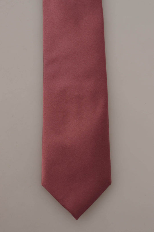Dolce & Gabbana Elegante rosa Seidenfliege - Léoré