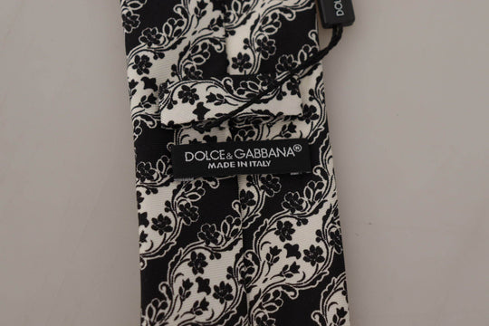 Dolce & Gabbana Elegante Seidenfliege mit Blumendruck - Léoré
