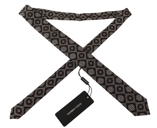 Dolce & Gabbana Elegante Geometrische Seidenfliege - Léoré