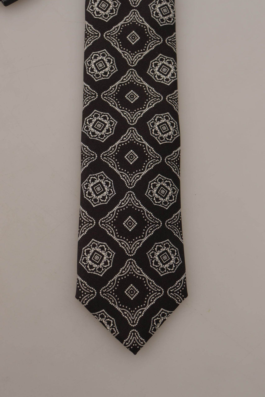 Dolce & Gabbana Elegante Geometrische Seidenfliege - Léoré