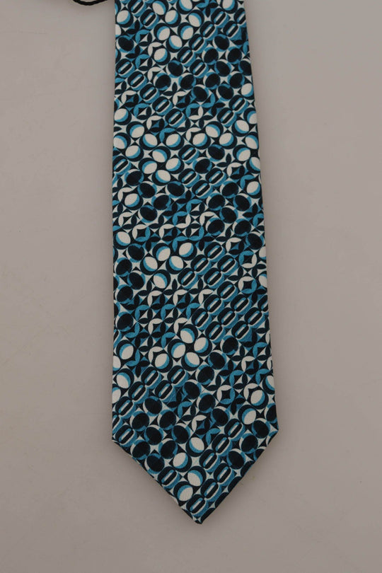 Dolce & Gabbana Elegante Seidenfliege Blau - Léoré