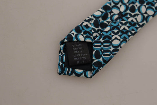 Dolce & Gabbana Elegante Seidenfliege Blau - Léoré