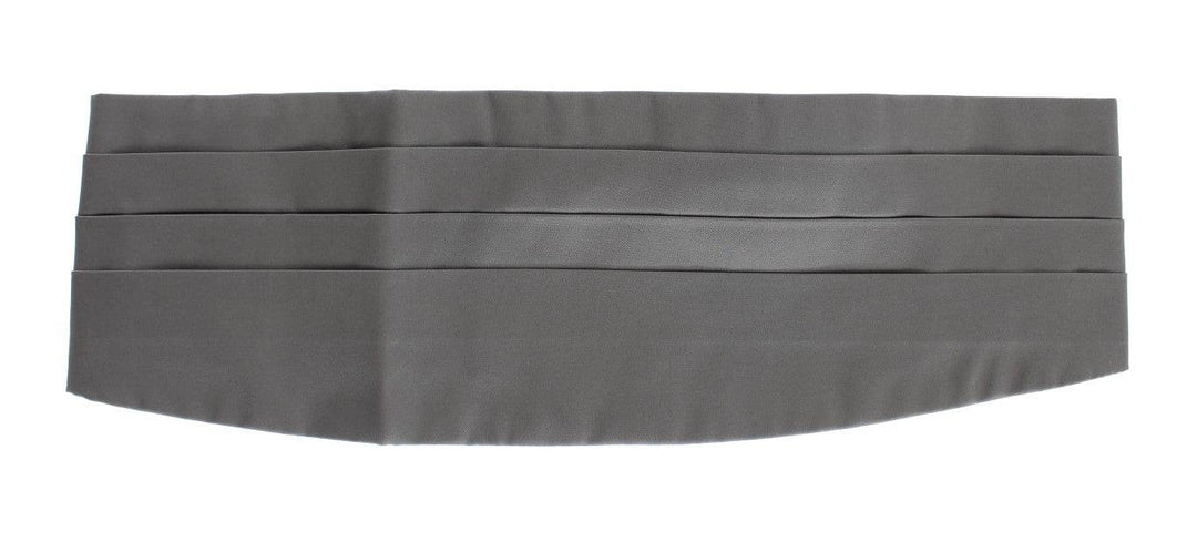 Dolce & Gabbana Eleganter Kummerbund aus grauer Seide - Léoré