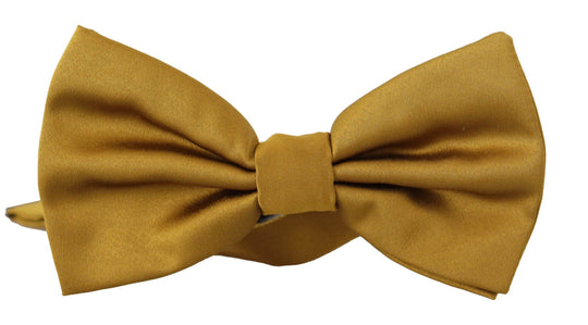 Dolce & Gabbana Elegante senffarbene Seidenfliege - Léoré