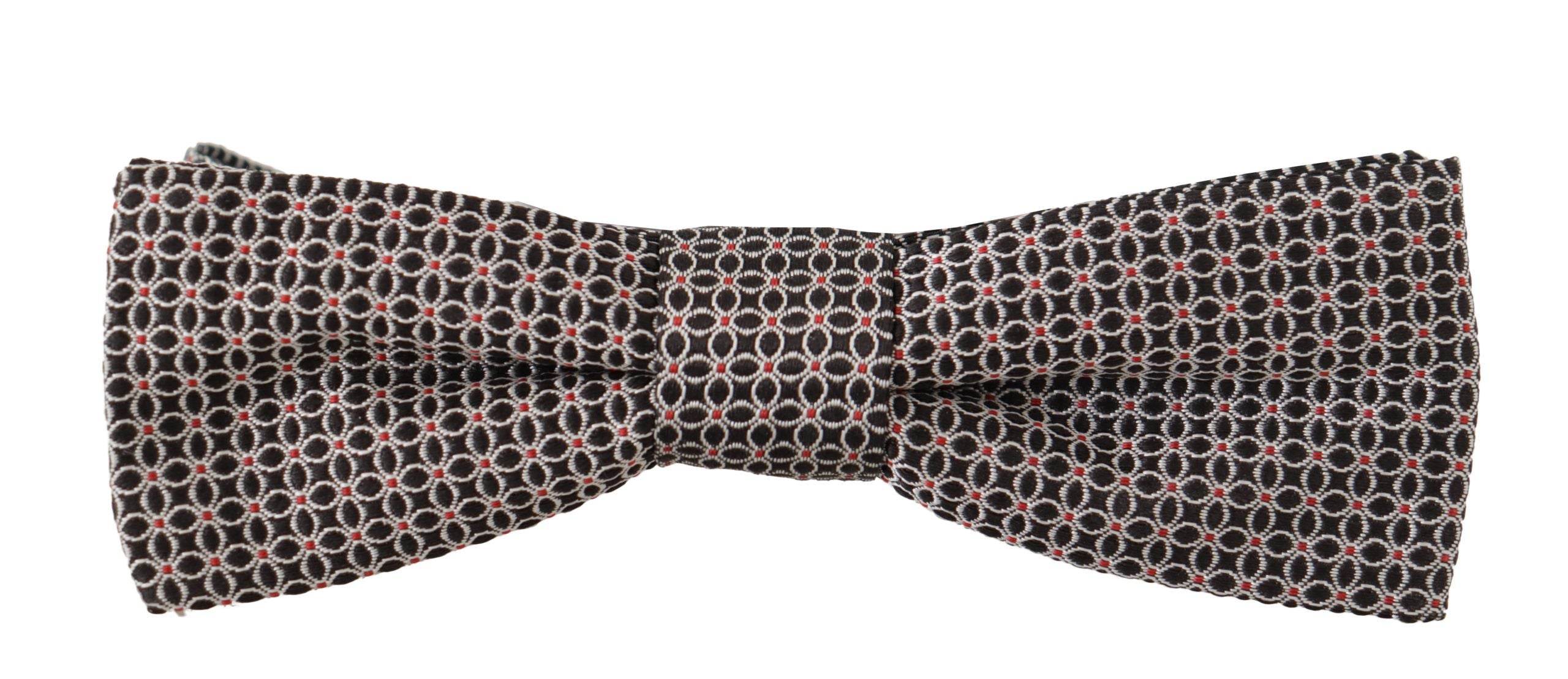 Dolce & Gabbana Elegante schwarze Seidenfliege - Léoré