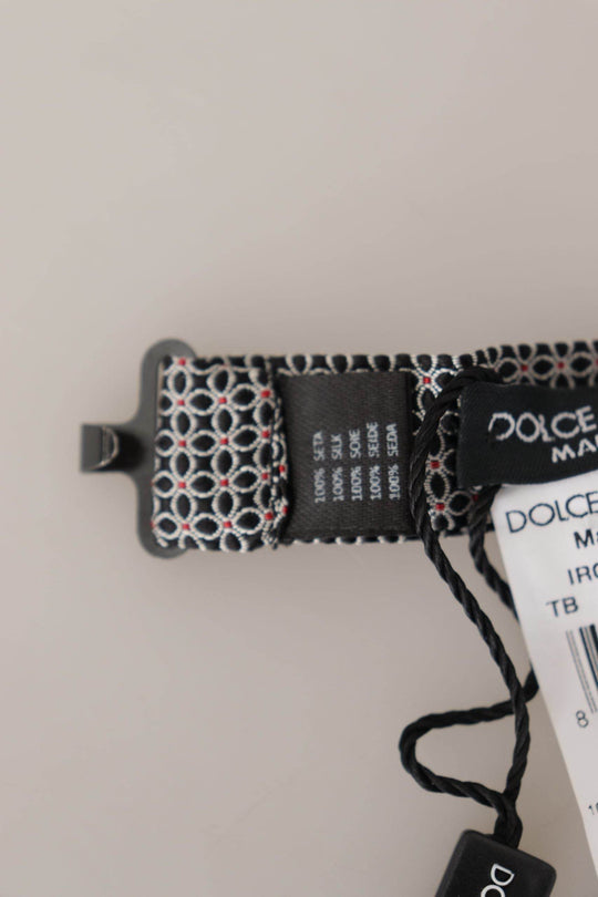 Dolce & Gabbana Elegante schwarze Seidenfliege - Léoré