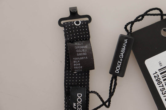 Dolce & Gabbana Polka Dot Seidenfliege in Schwarz und Weiß - Léoré